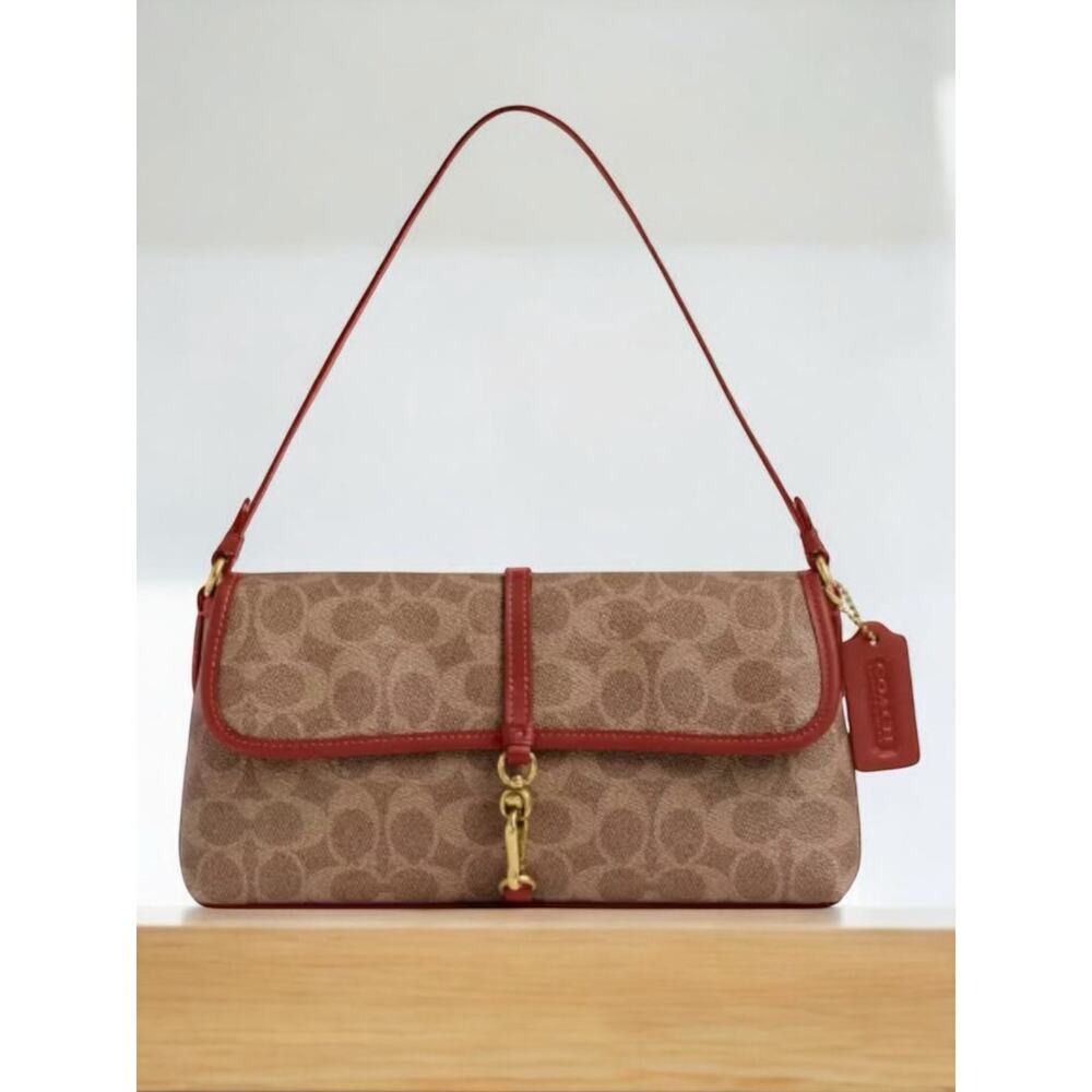 NWT Coach CP130 Hamptons Bag in Signature Canvas